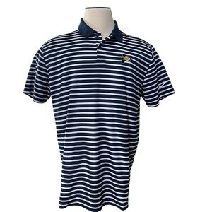 NIKE DriFIT Indiana Pacers NBA‎ Basketball Golf Polo Navy White Stripe X-LARGE